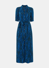 Painted Leopard Midi Dress